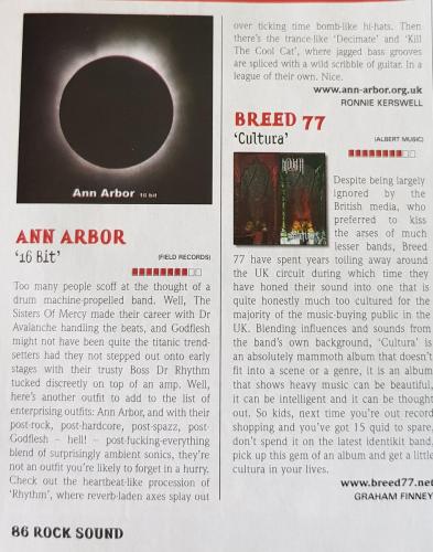 Rock Sound Review (8/10) for 16 Bit