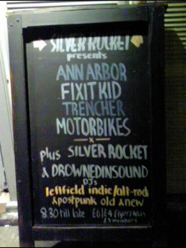 Flyer: Silver Rocket Night